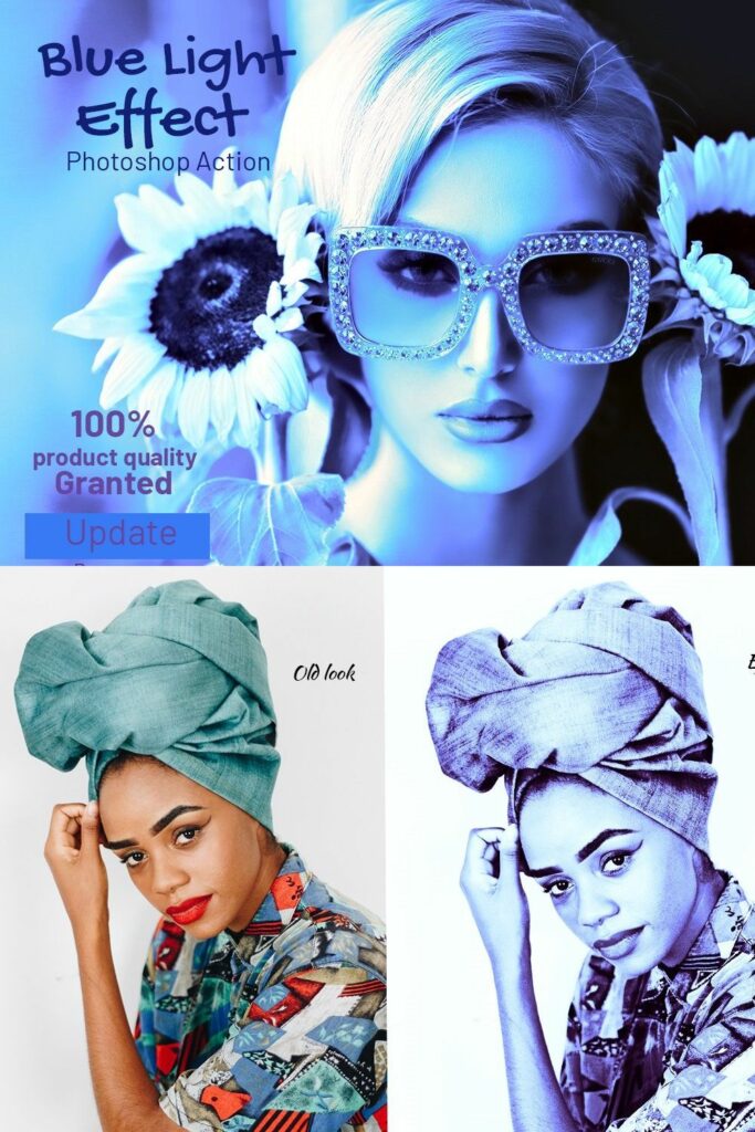 Blue Light Effect Action MasterBundles