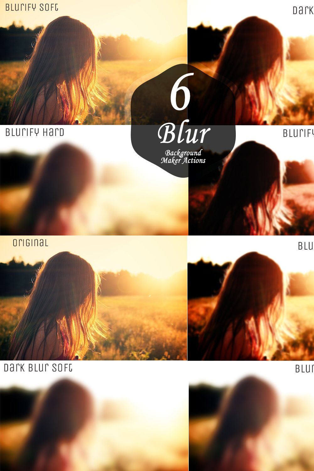 Blurred Background Maker Actions pinterest preview image.