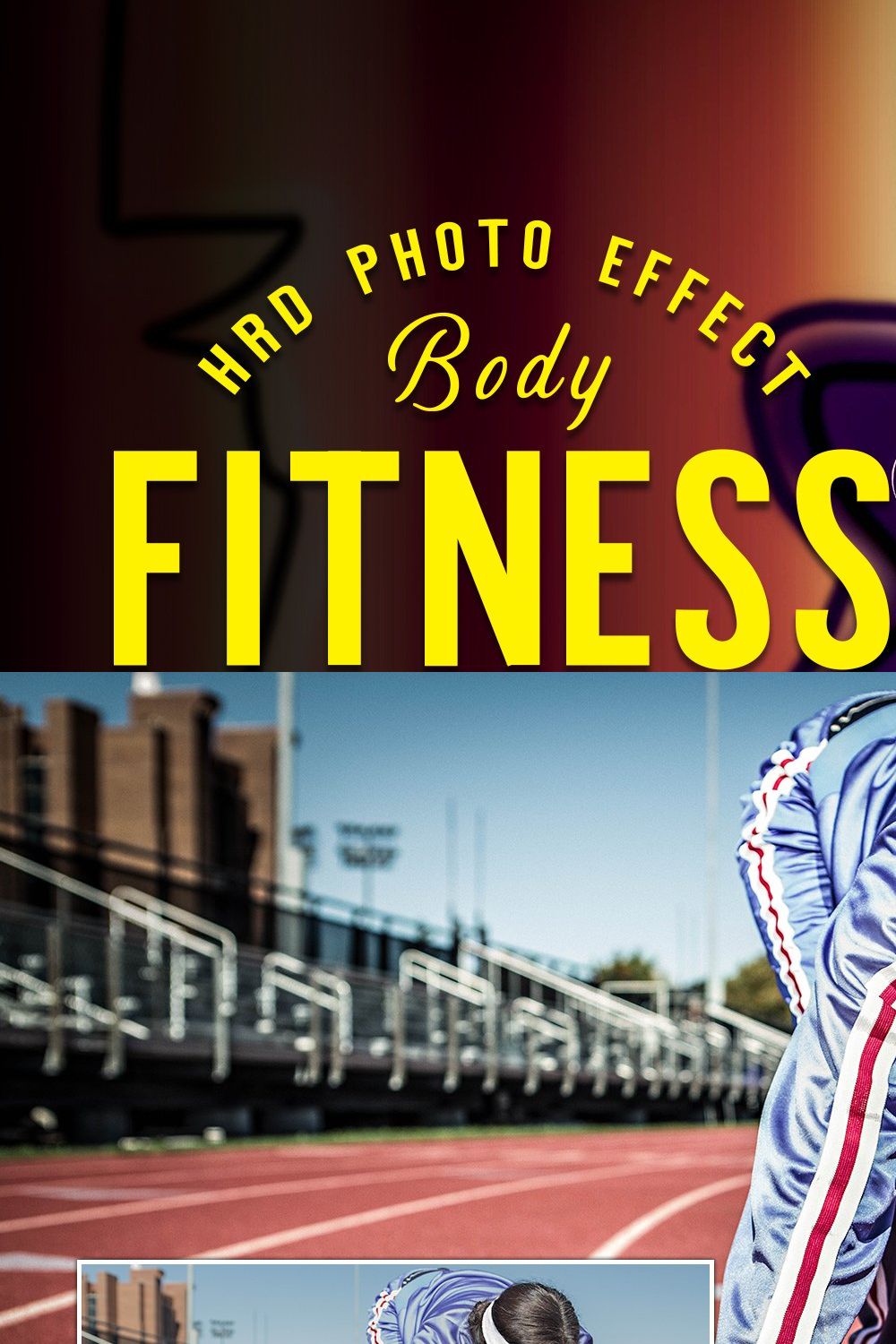 Body Fitness Lightroom Presets pinterest preview image.
