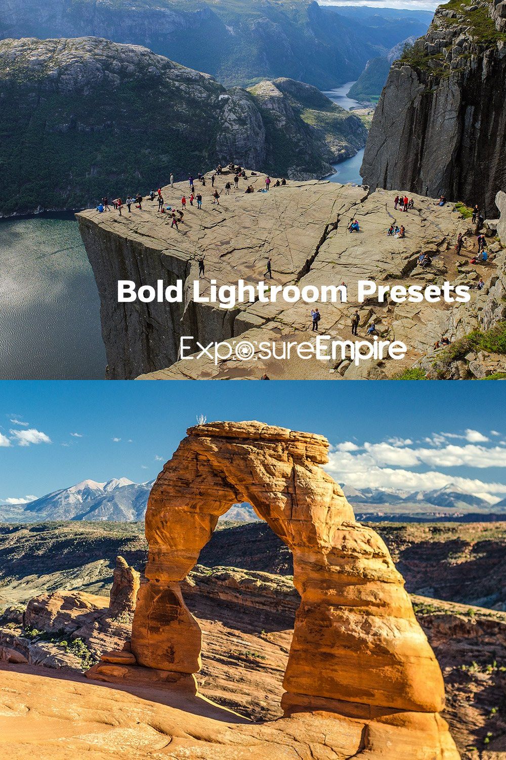 Bold Lightroom Presets pinterest preview image.