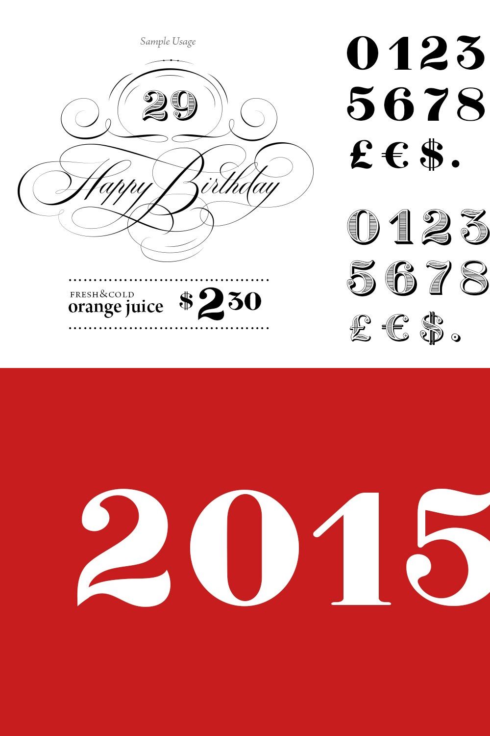 BoldPrice - numbers & currency pinterest preview image.