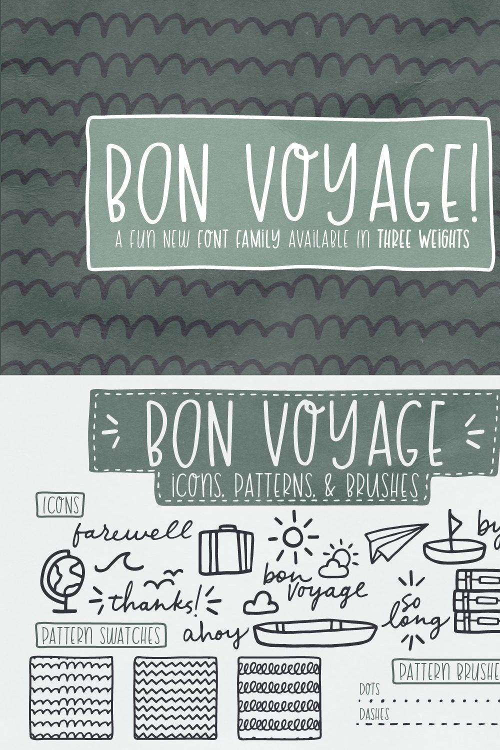 Bon Voyage pinterest preview image.