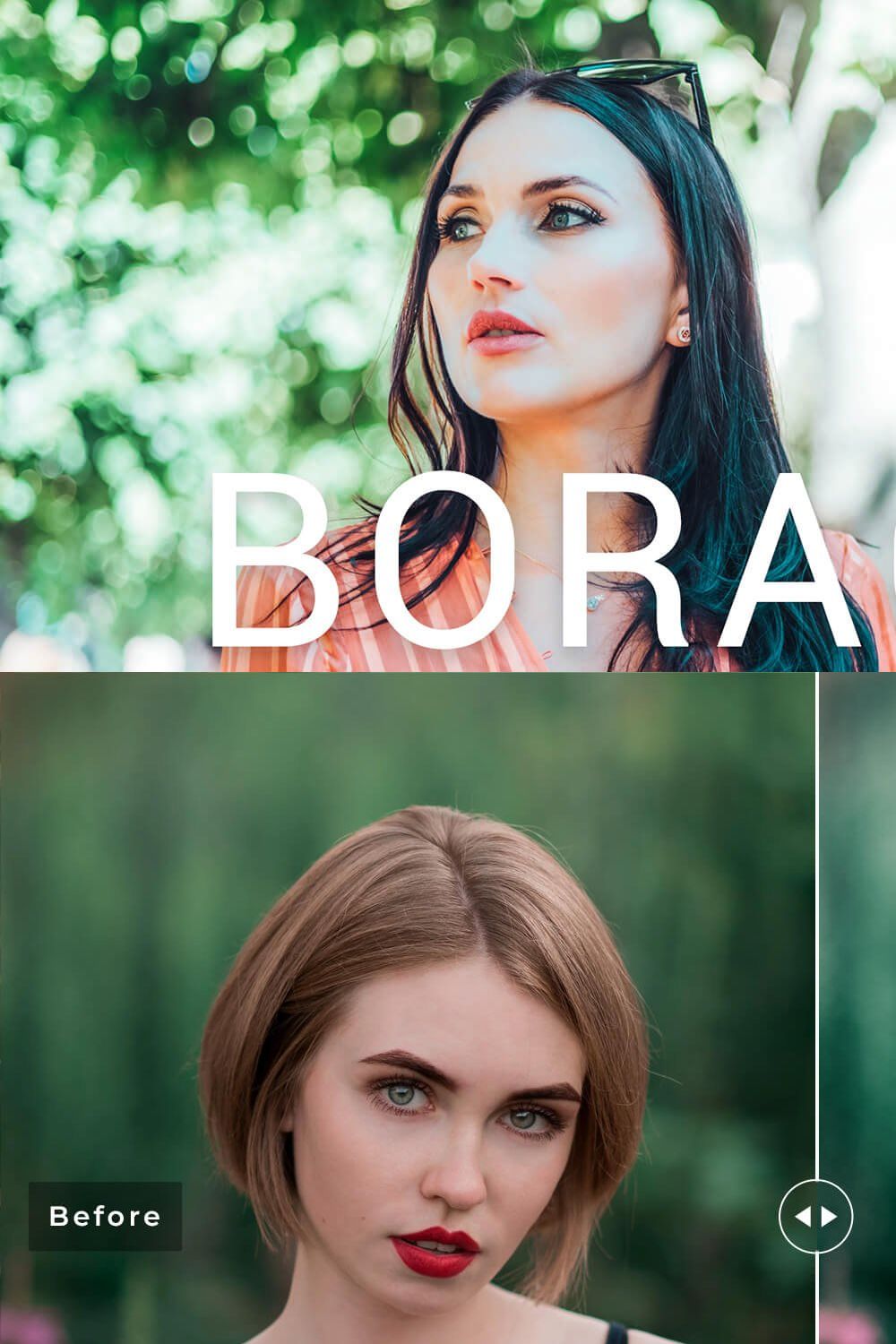 Boracite Pro Lightroom Presets pinterest preview image.