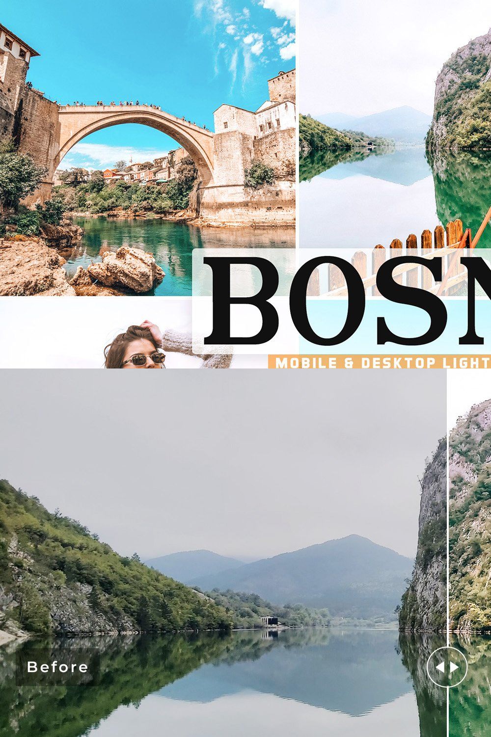 Bosnia Pro Lightroom Presets pinterest preview image.