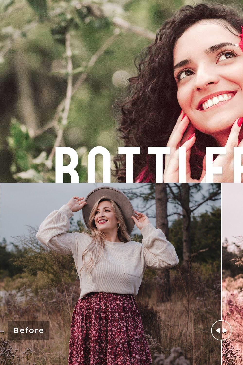 Bottlebrush Pro Lightroom Presets pinterest preview image.