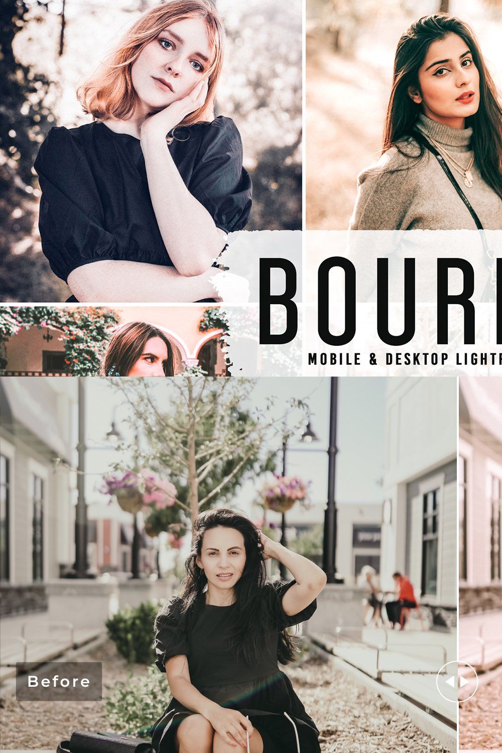 Bourbon Pro Lightroom Presets V2 pinterest preview image.