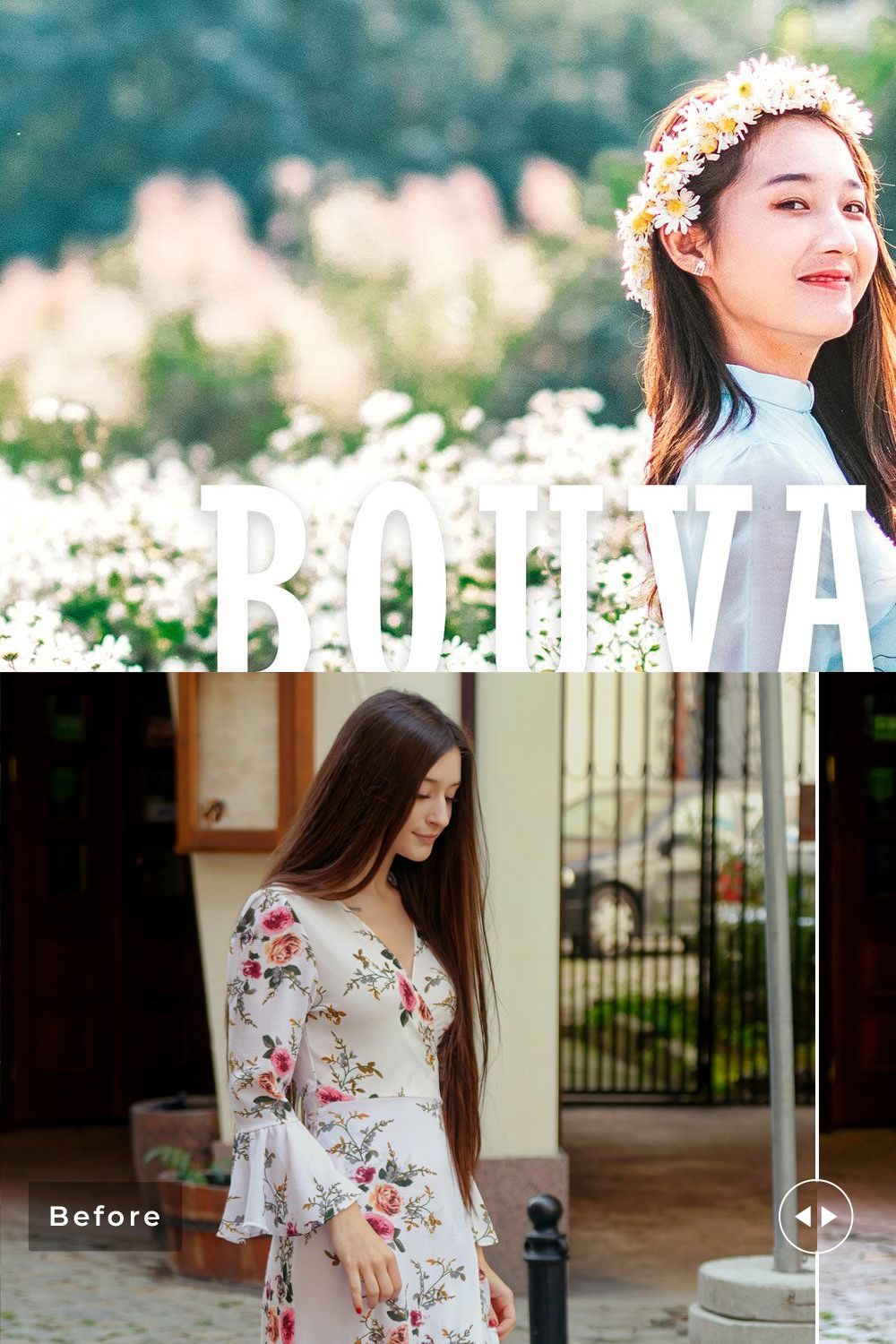 Bouvardia Pro Lightroom Presets pinterest preview image.