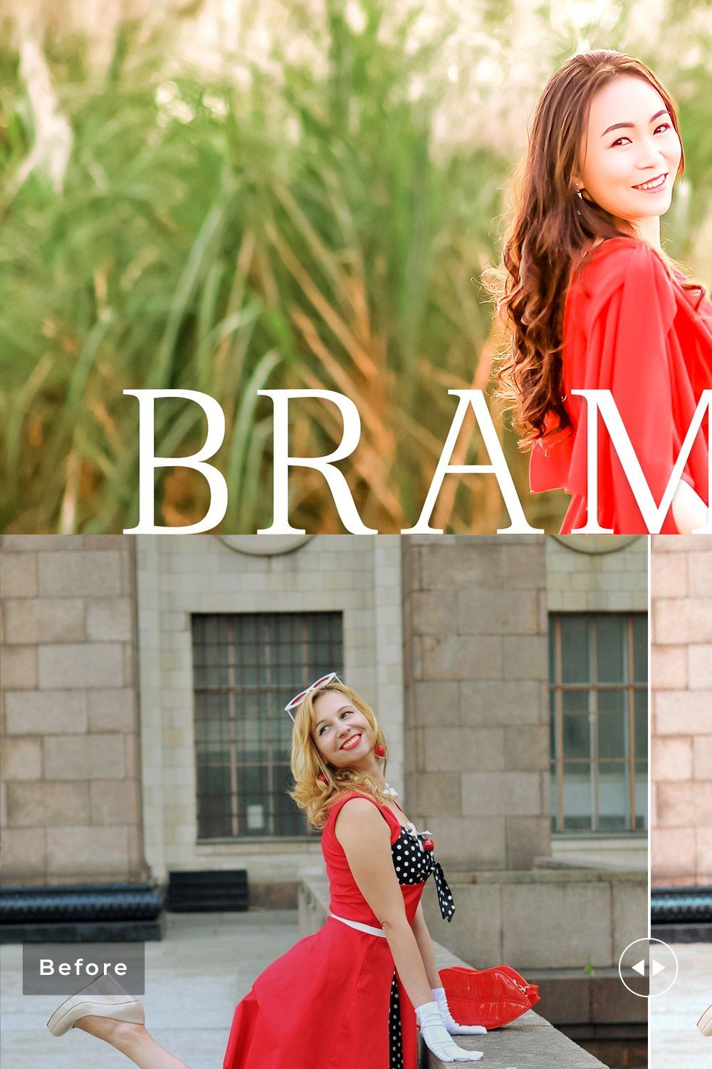 Bramble Pro Lightroom Presets pinterest preview image.