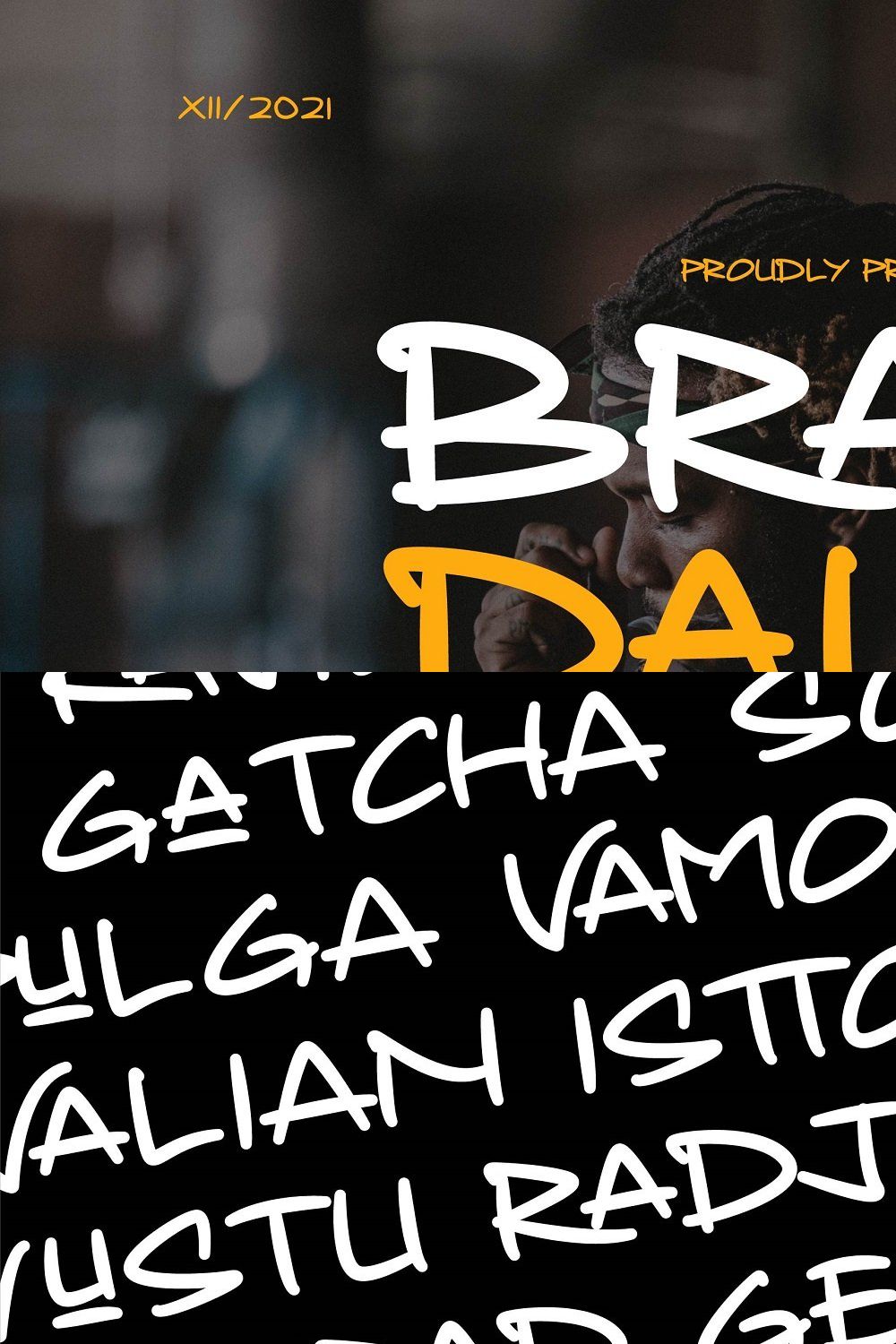 Brandalz - Graffiti Font pinterest preview image.