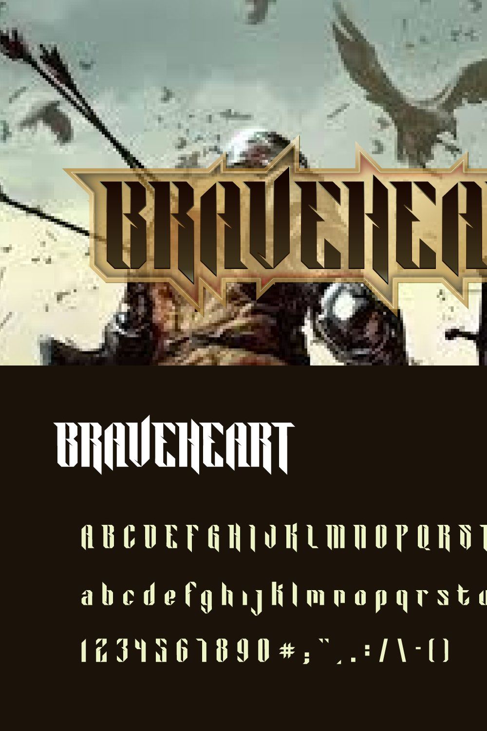 BRAVEHEART pinterest preview image.