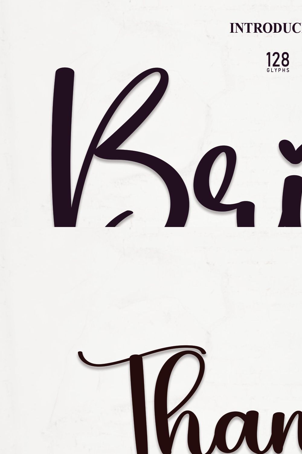 Bride | Script Font pinterest preview image.