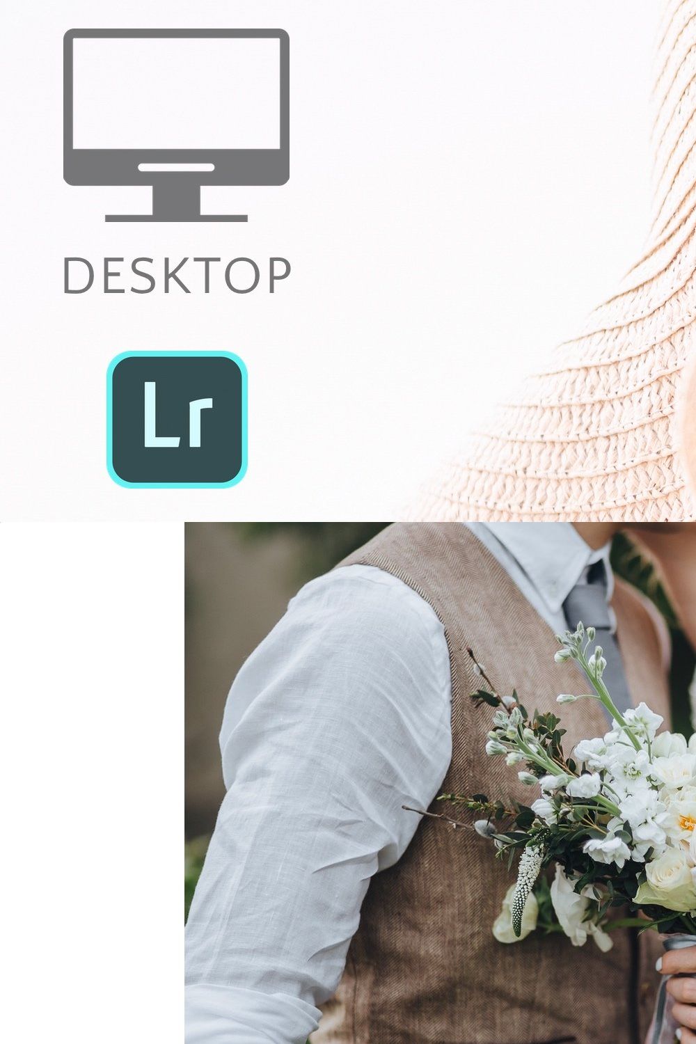 Bright and Airy desktop presets pinterest preview image.