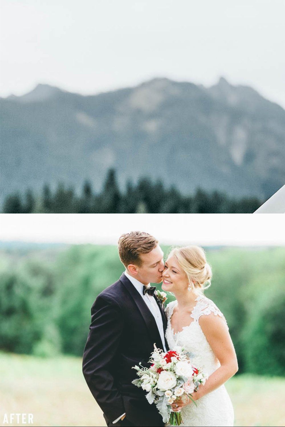 Bright And Airy Wedding Presets pinterest preview image.