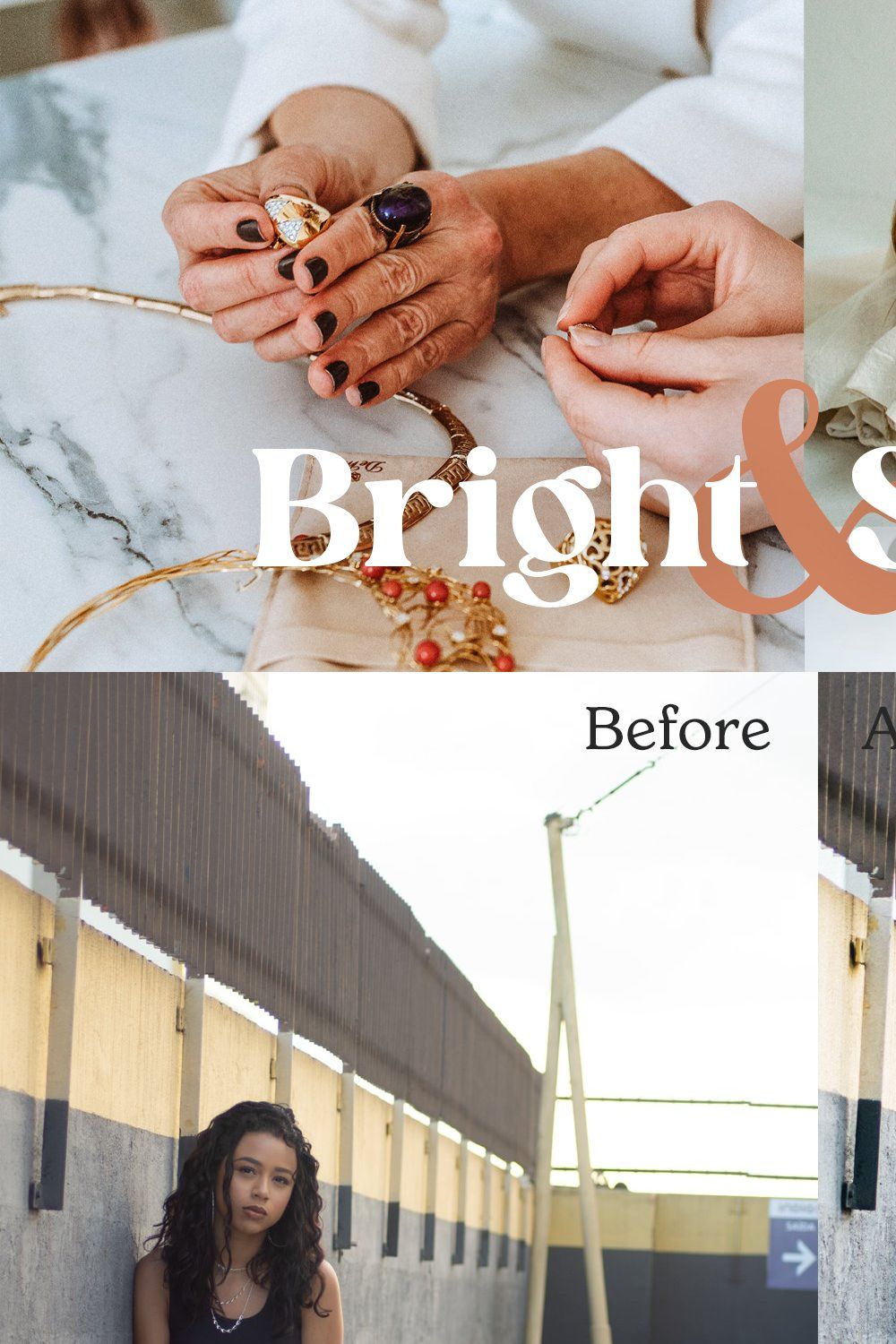 Bright and Smooth Lightroom Presets pinterest preview image.