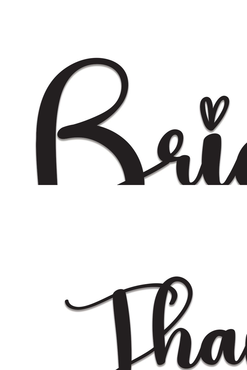 Bright | Script Font pinterest preview image.