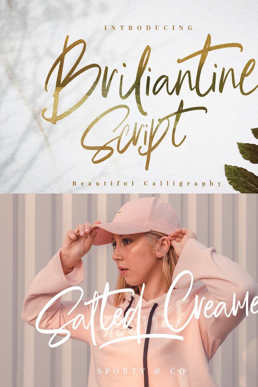 Briliantine Beautiful Script pinterest preview image.