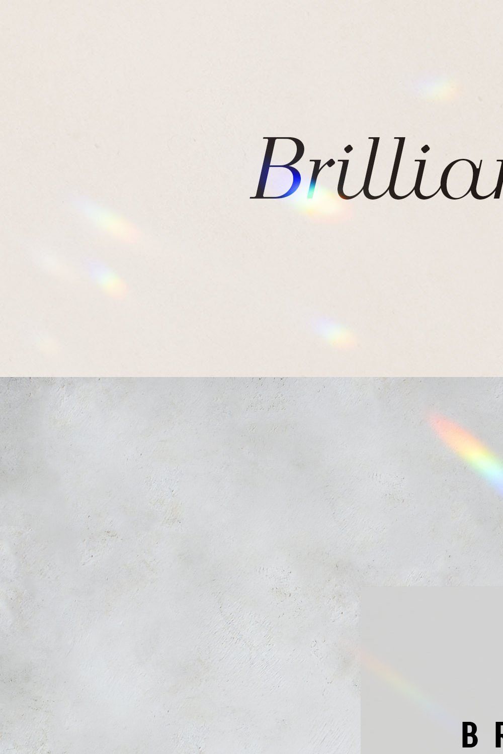Brilliance | Prism Crystal Overlays pinterest preview image.