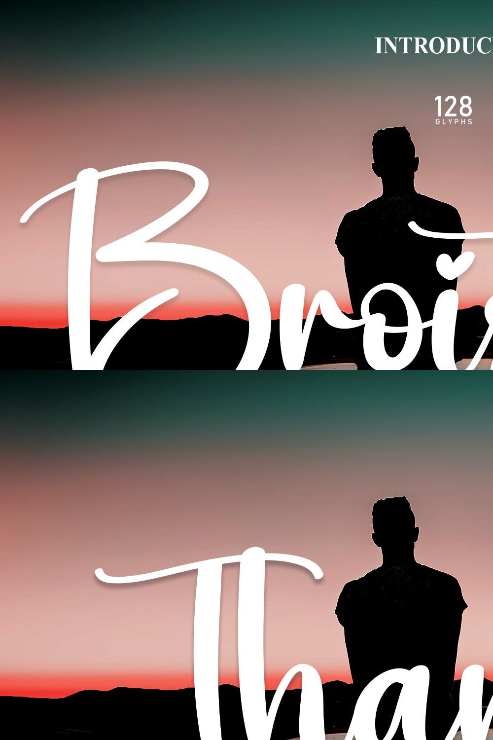 Broisther | Script Font pinterest preview image.