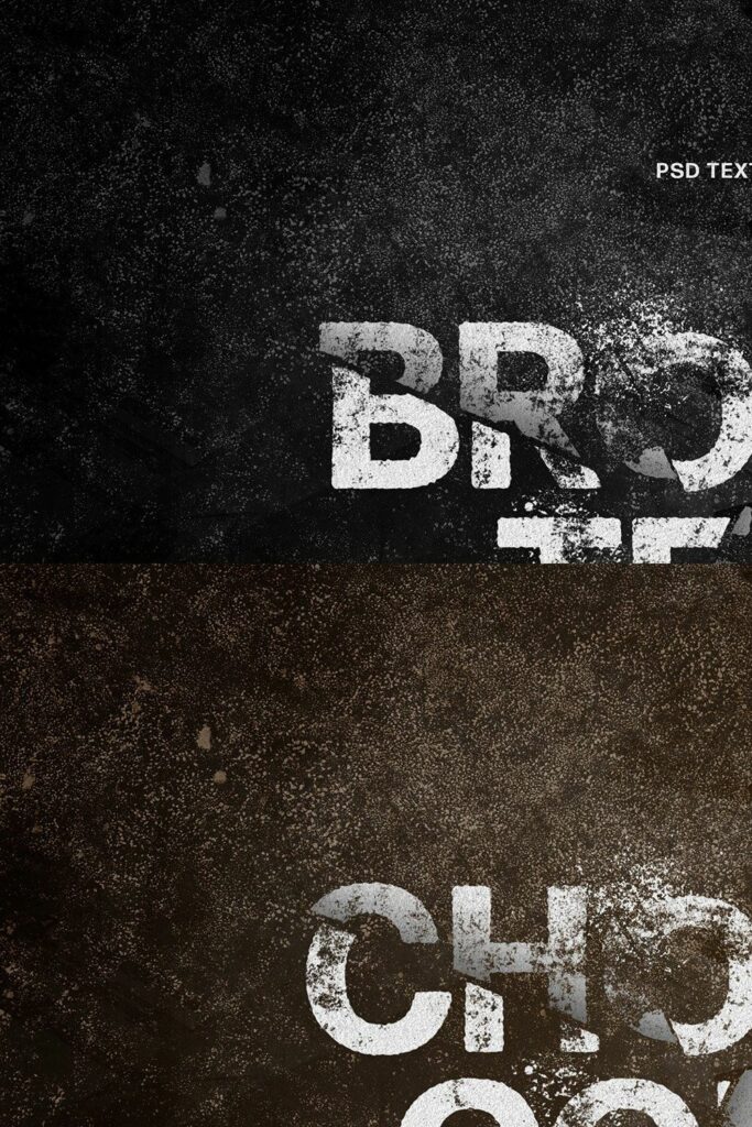Broken Text Photoshop Effect – MasterBundles