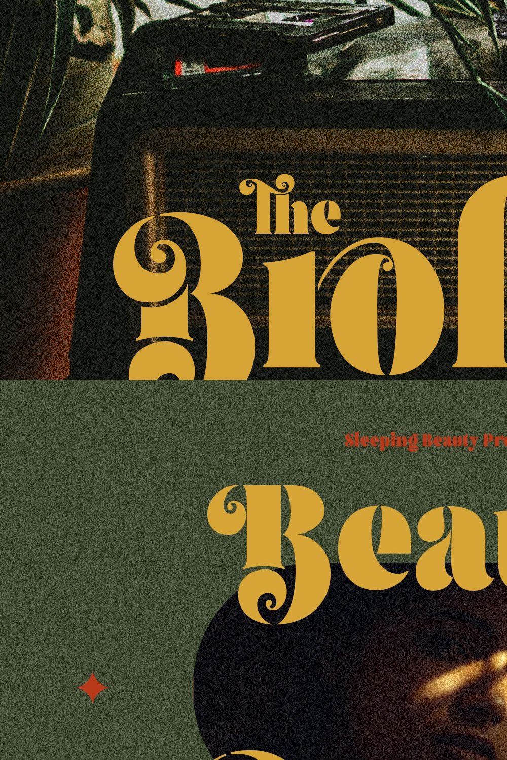 Brolike Typeface pinterest preview image.