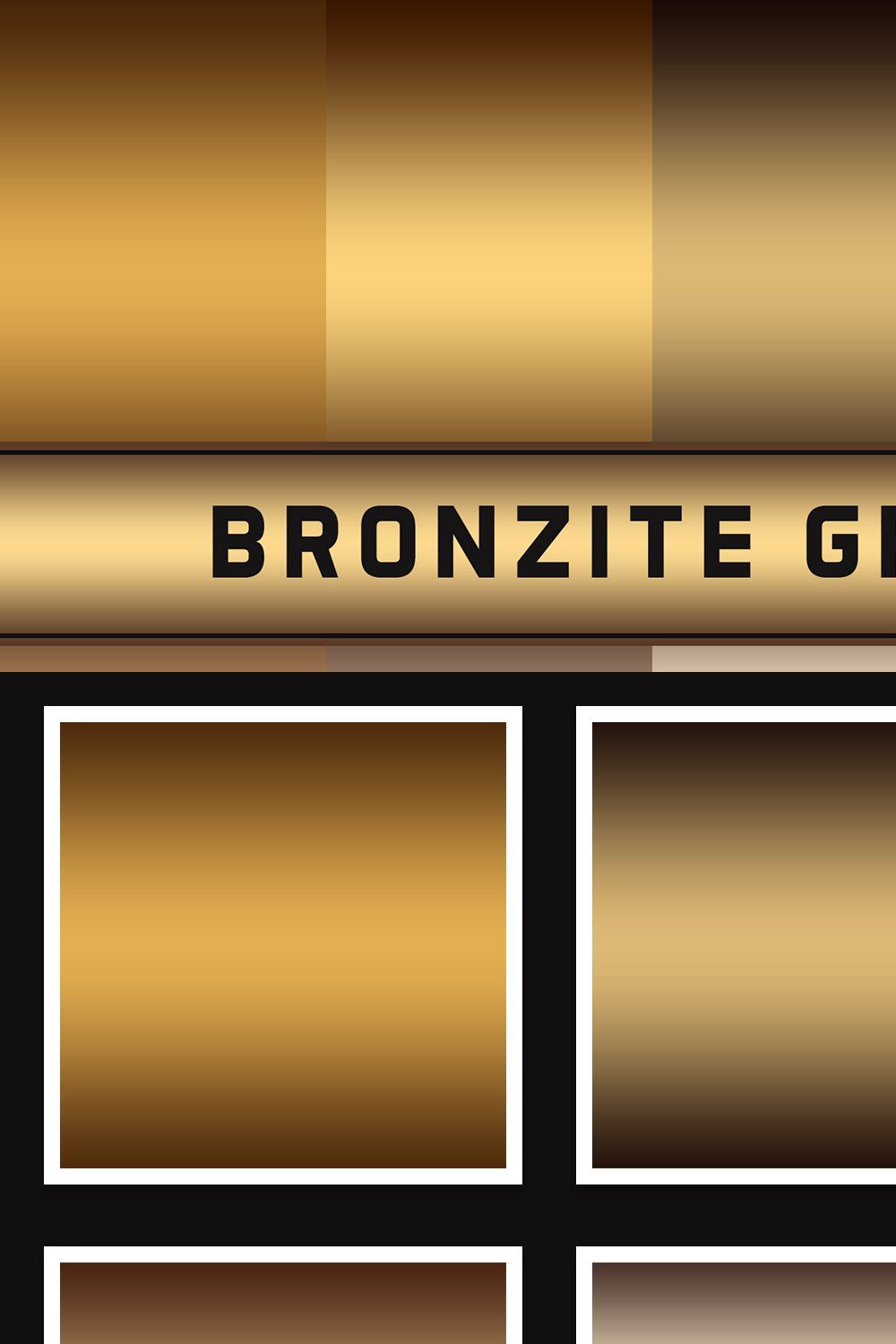 Bronzite Gradients pinterest preview image.