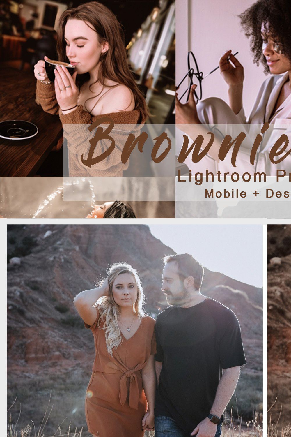 Brownie Tones | Lightroom Presets pinterest preview image.
