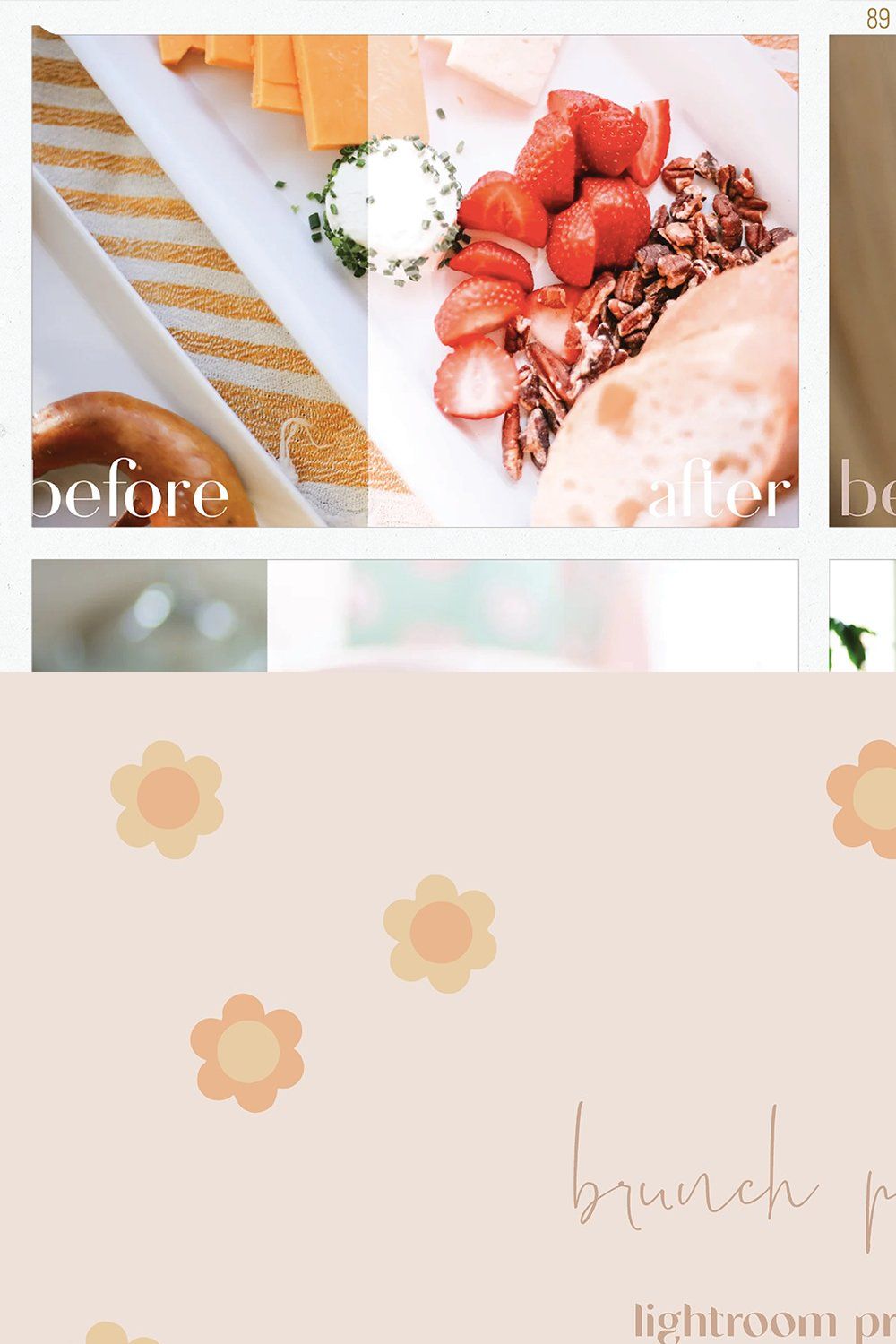 brunch lightroom preset pinterest preview image.