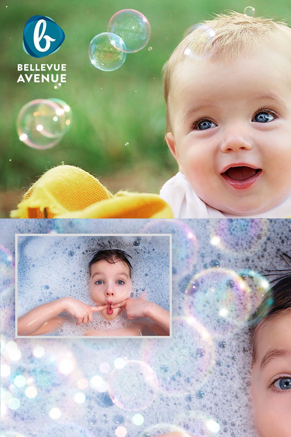 Bubble Overlays (Real) pinterest preview image.