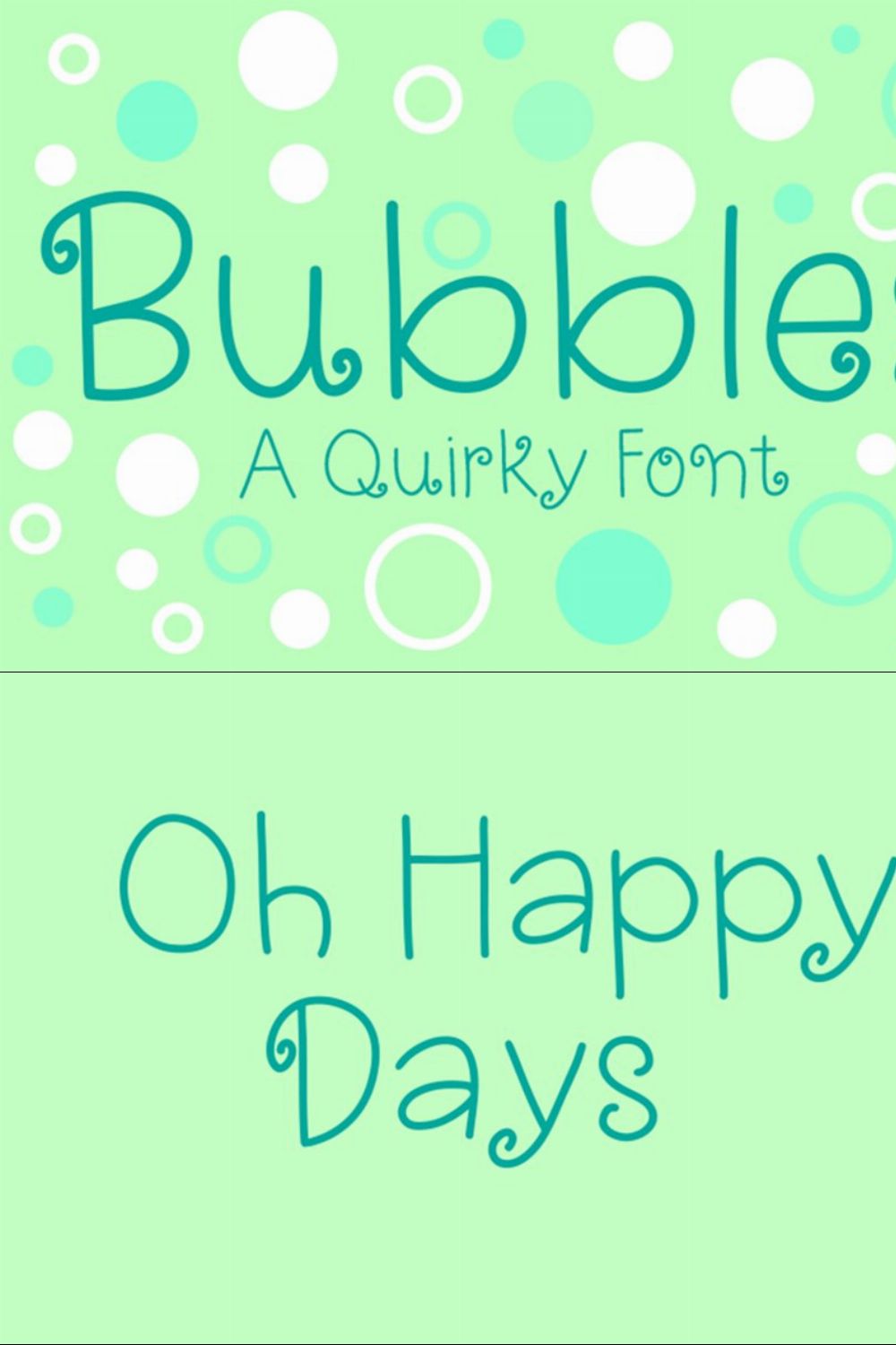 Bubbles pinterest preview image.