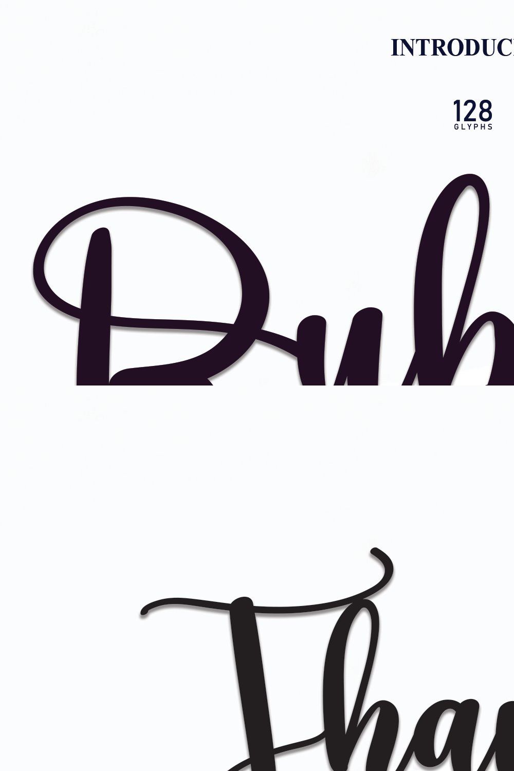 Bubbly | Script Font pinterest preview image.