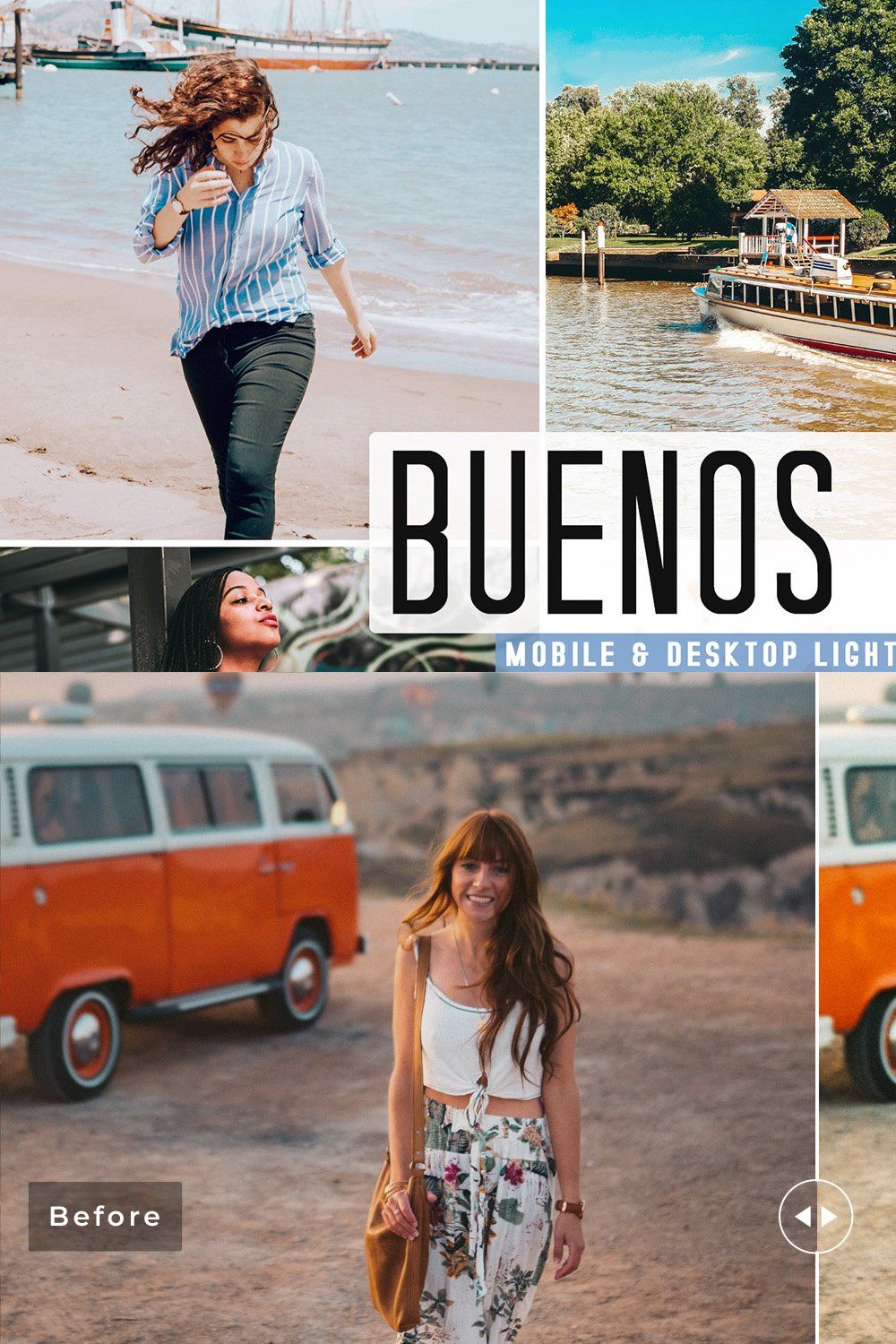 Buenos Aires Pro Lightroom Presets pinterest preview image.