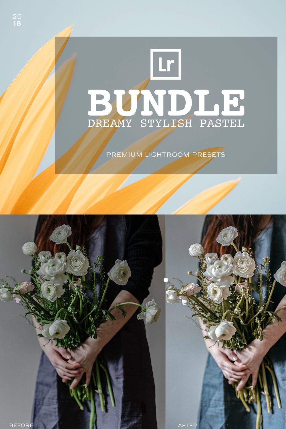 Bundle Lightroom Presets pinterest preview image.