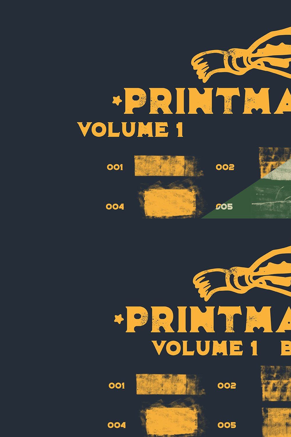 BUNDLE Printmakers Brushes Vol 1 & 2 pinterest preview image.