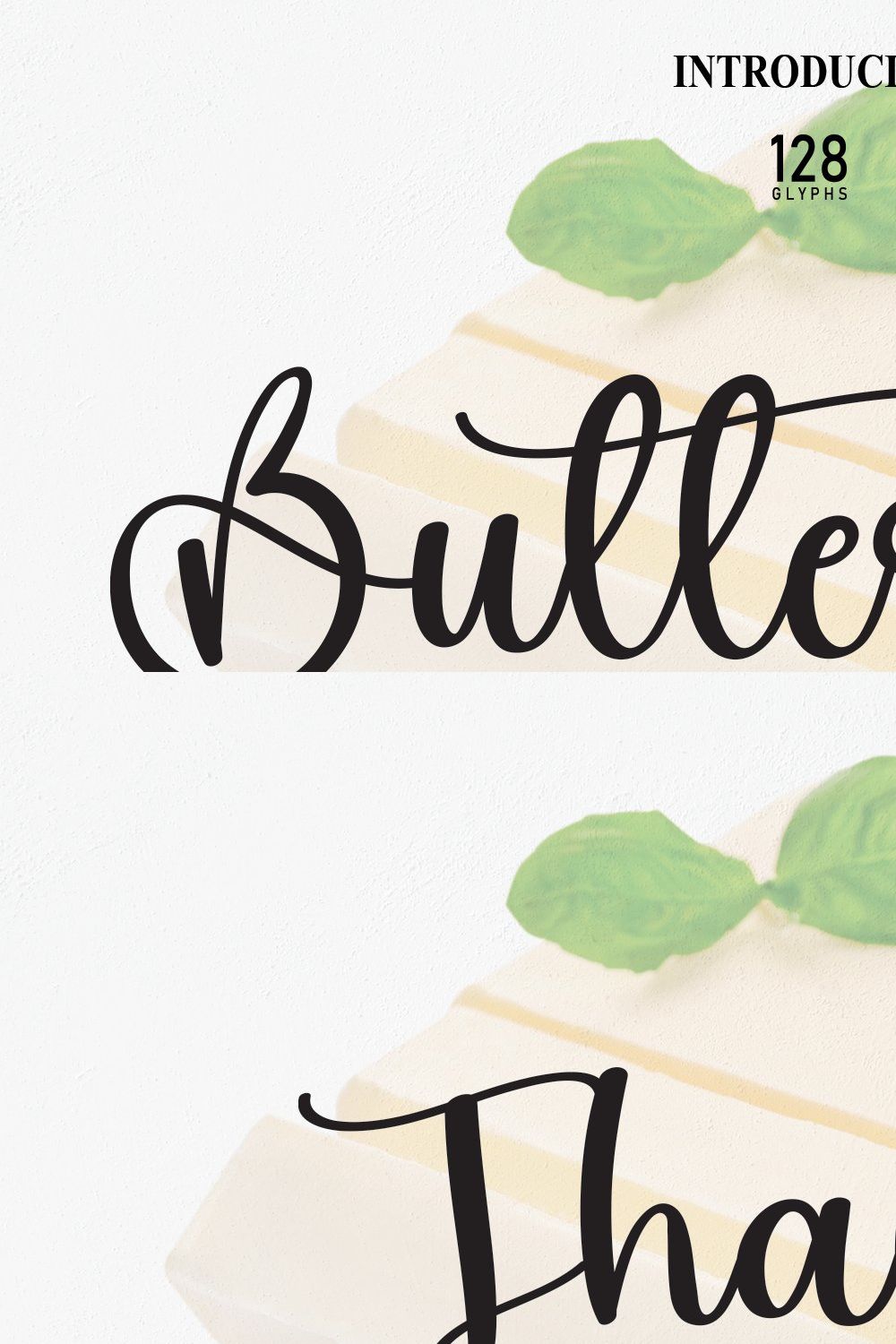 Buttercake | Script Font pinterest preview image.