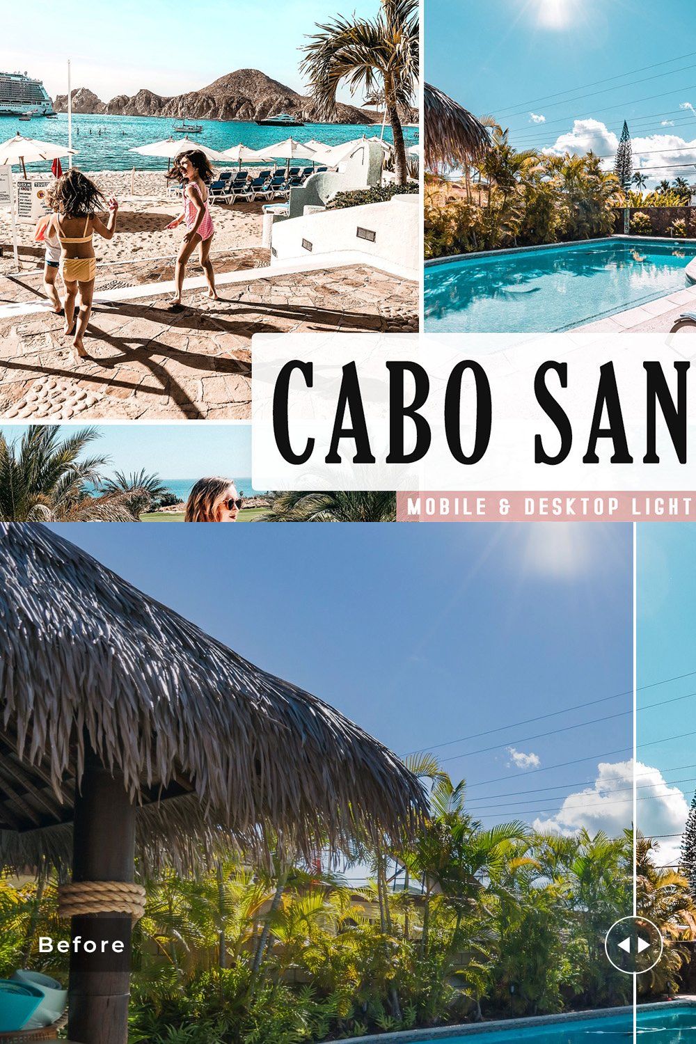 Cabo San Lucas Lightroom Presets pinterest preview image.