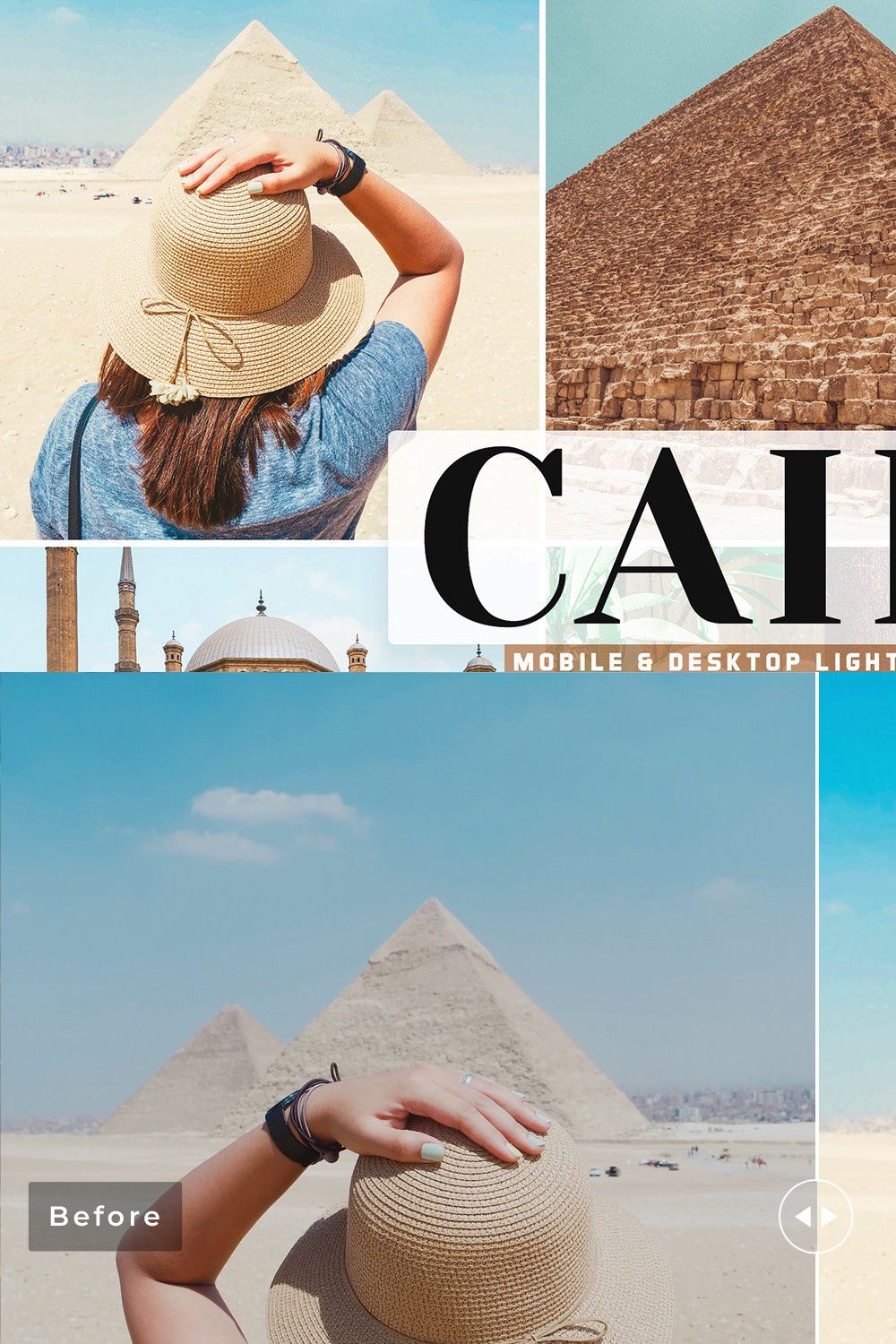 Cairo Pro Lightroom Presets pinterest preview image.