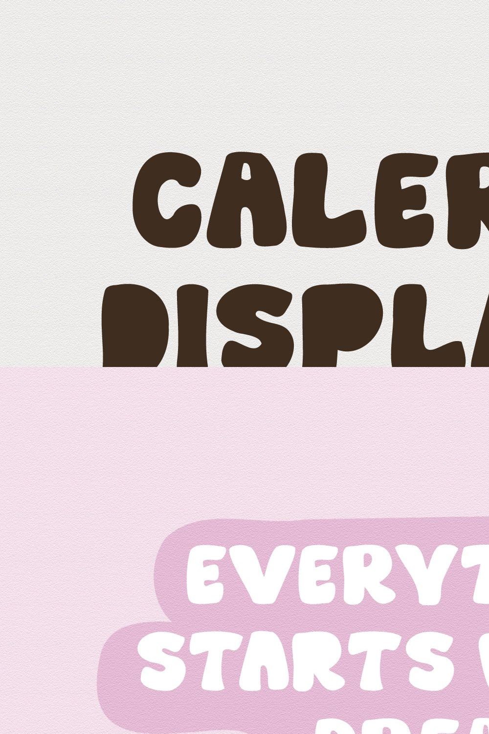 Calera Display pinterest preview image.