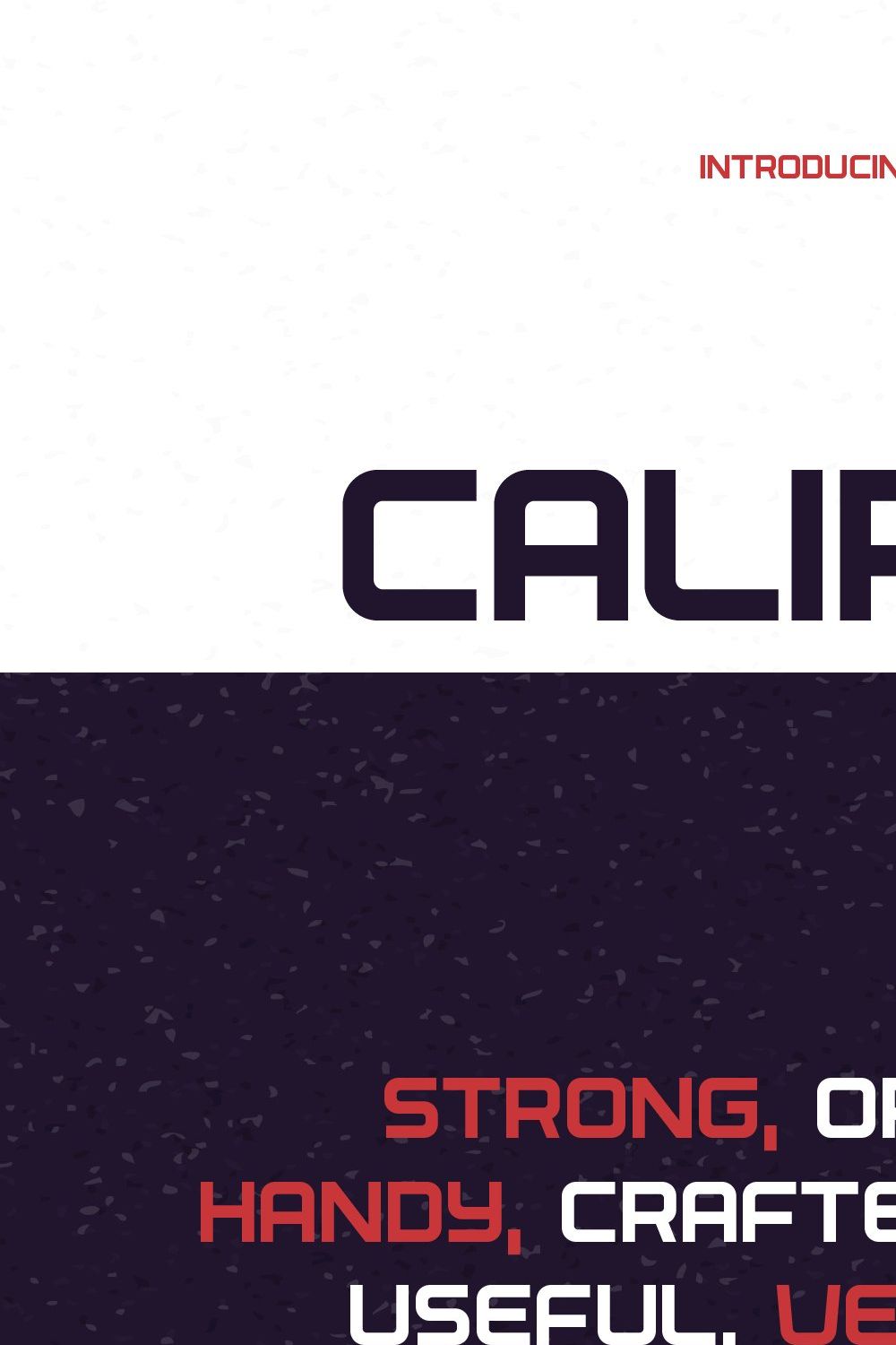 Calipso Multilingual Font pinterest preview image.