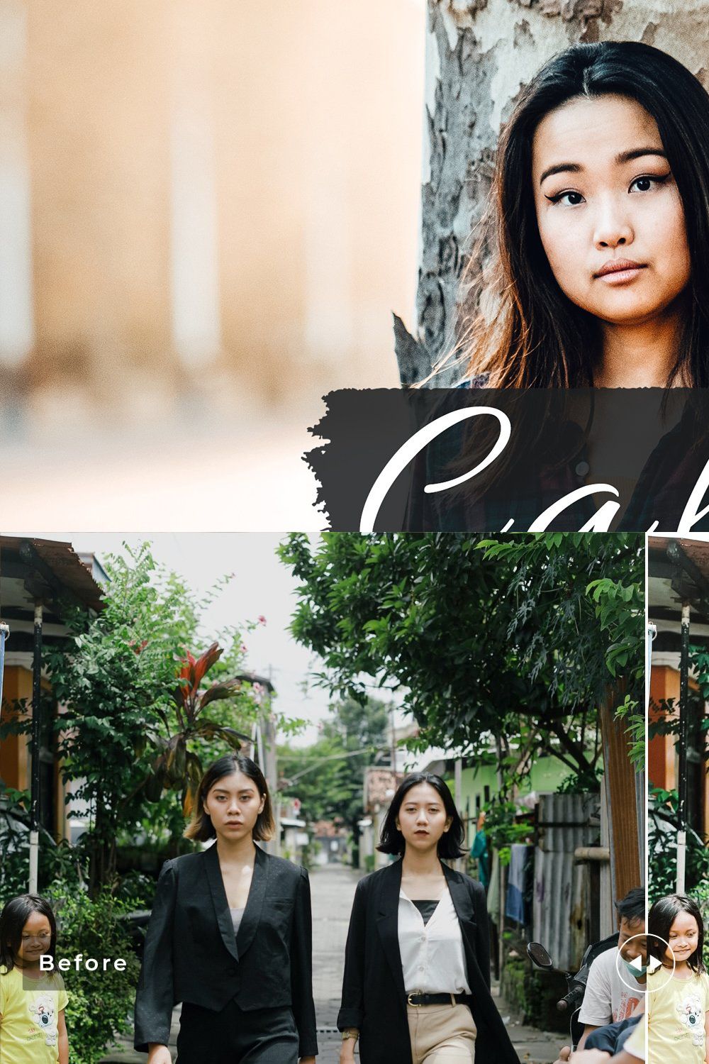 Calle Pro Lightroom Presets pinterest preview image.