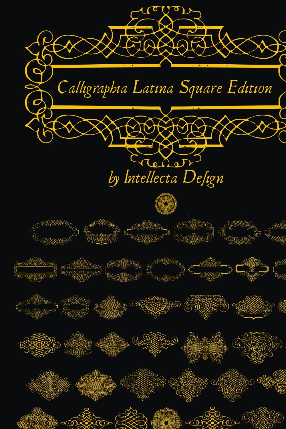 Calligraphia Latina Square Edition pinterest preview image.