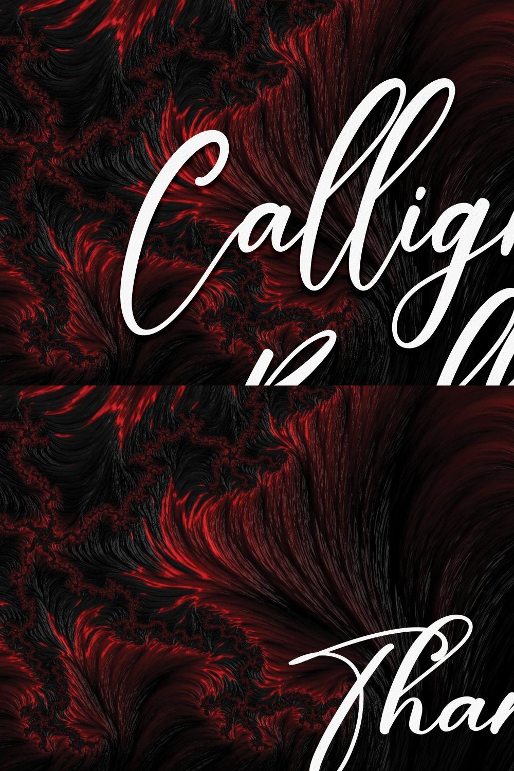 Calligraphy Brilliant | Script Font pinterest preview image.