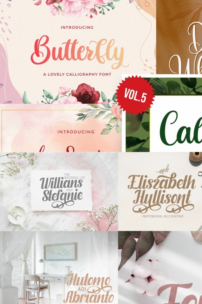 Calligraphy Font Bundle Vol 5 – MasterBundles