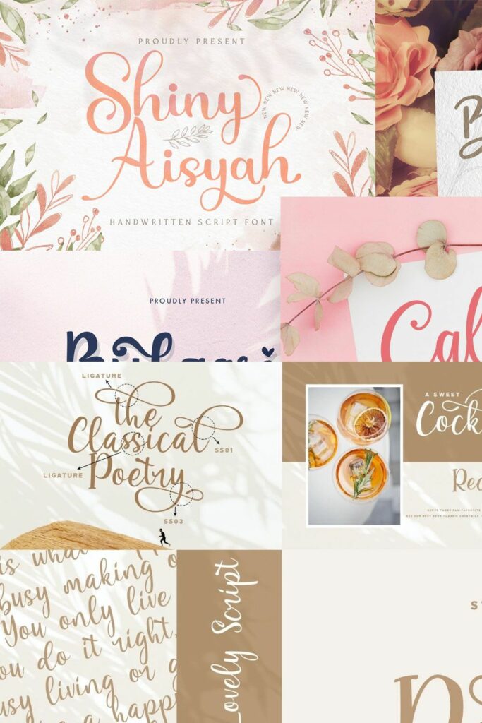 Calligraphy Font Bundle Vol 6 – MasterBundles