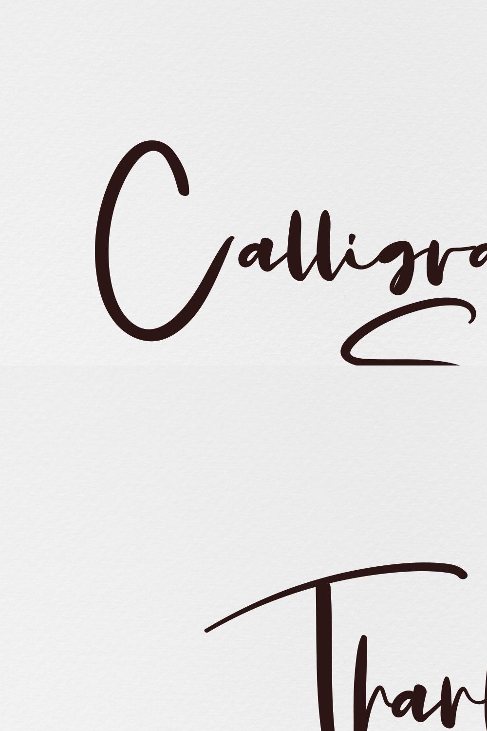 Calligraphy Signature | Script Font pinterest preview image.