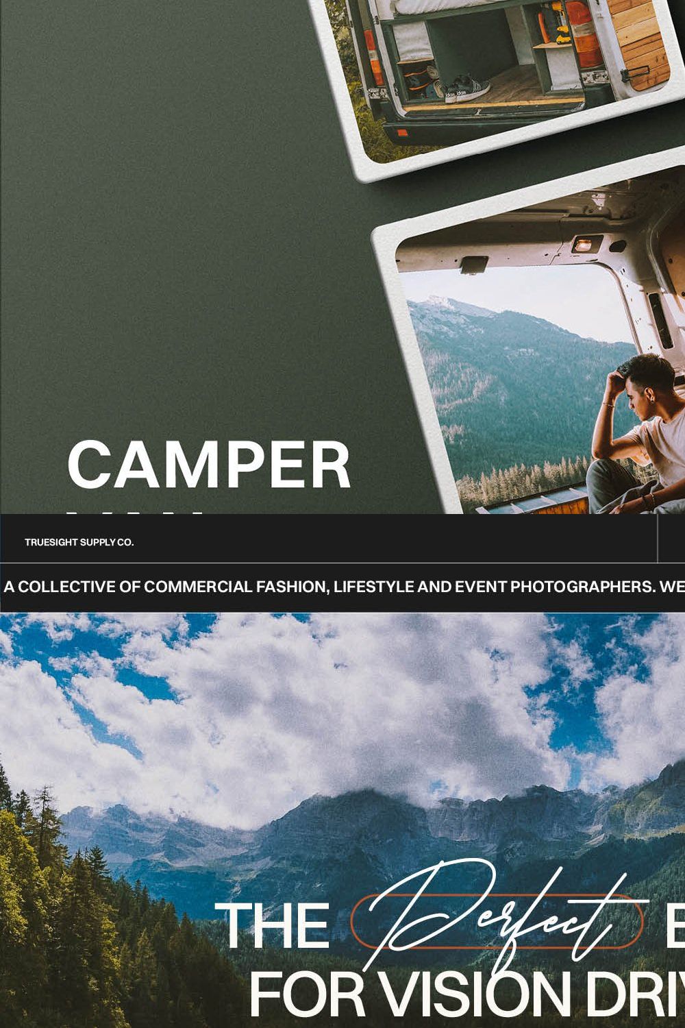 Camper Van - Lightroom Presets pinterest preview image.