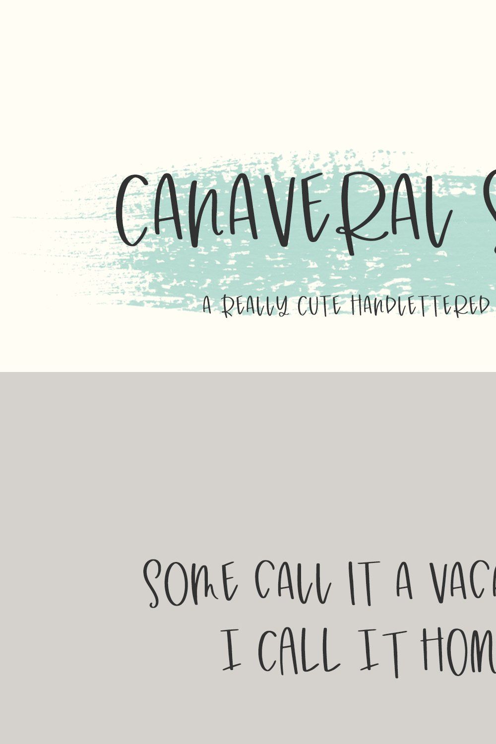 Canaveral Sans pinterest preview image.