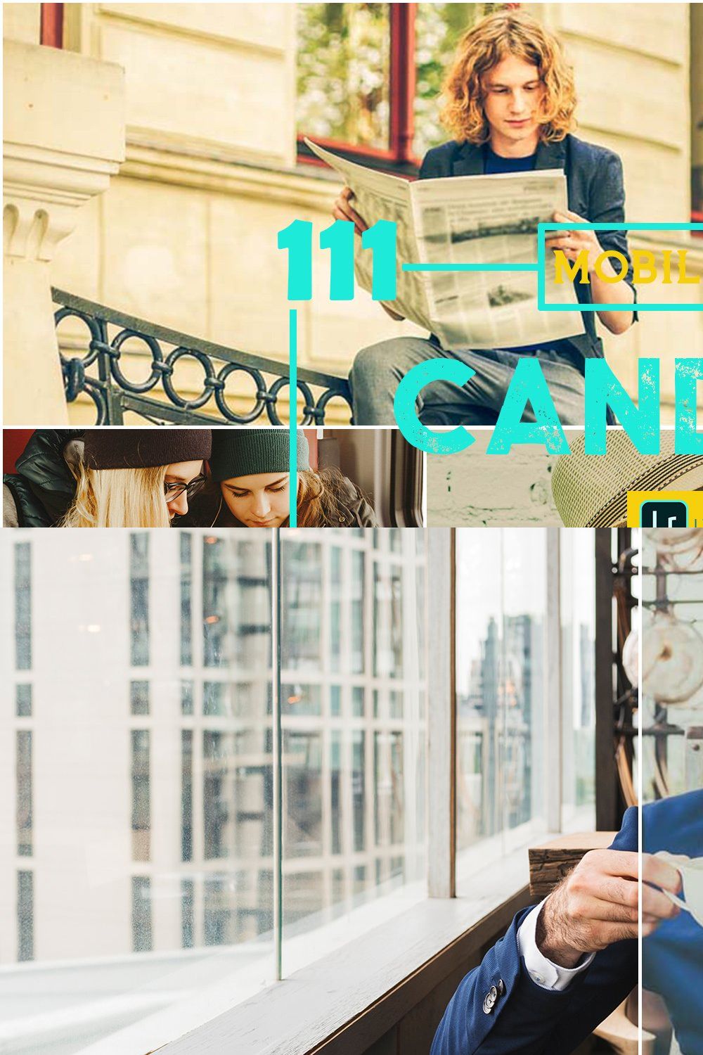 Candid Mobile Lightroom Presets pinterest preview image.