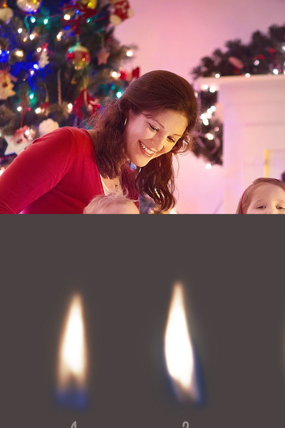 Candle and Fireplace Flame Overlays pinterest preview image.