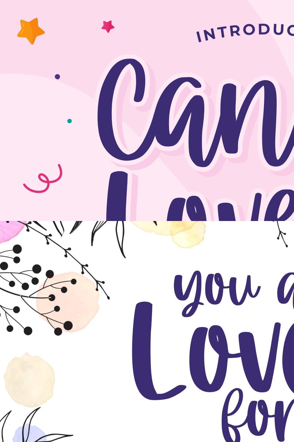 Candy Lovely - Cute Handwritten pinterest preview image.