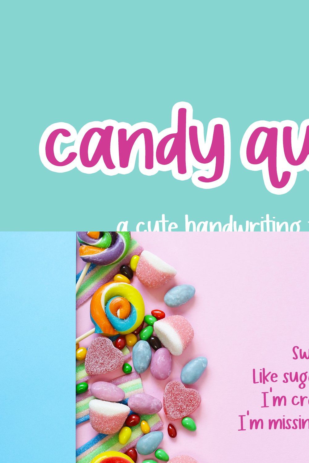 Candy Queen Sans pinterest preview image.